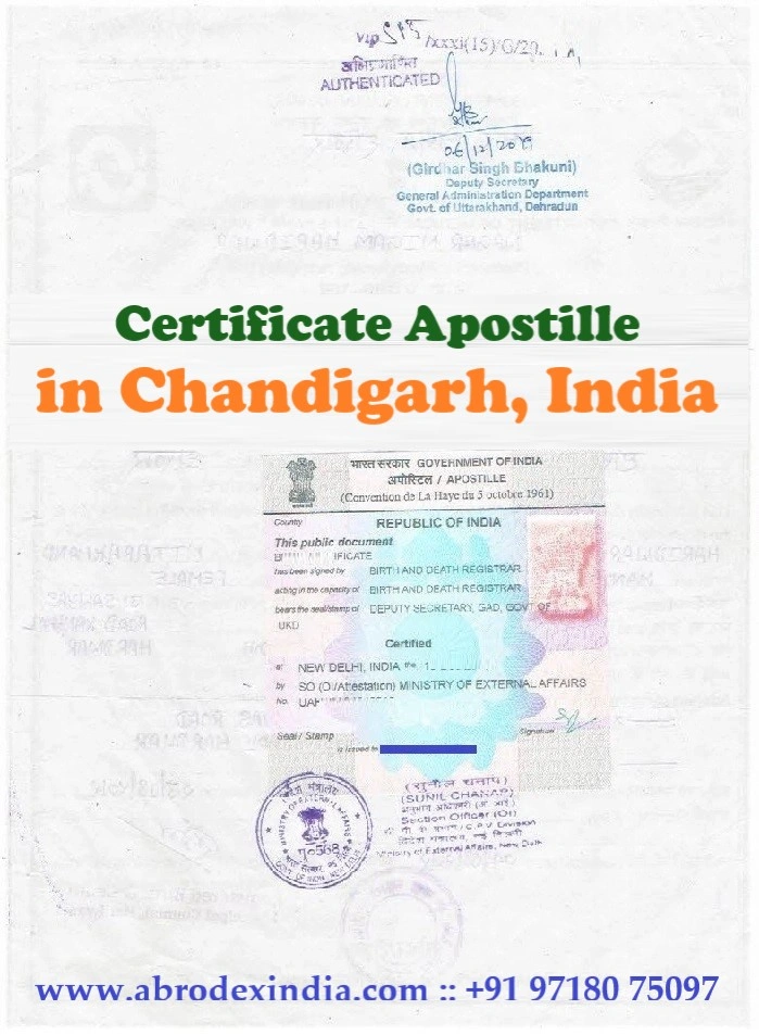 Apostille in Chandigarh