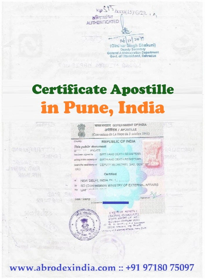 Apostille in Pune