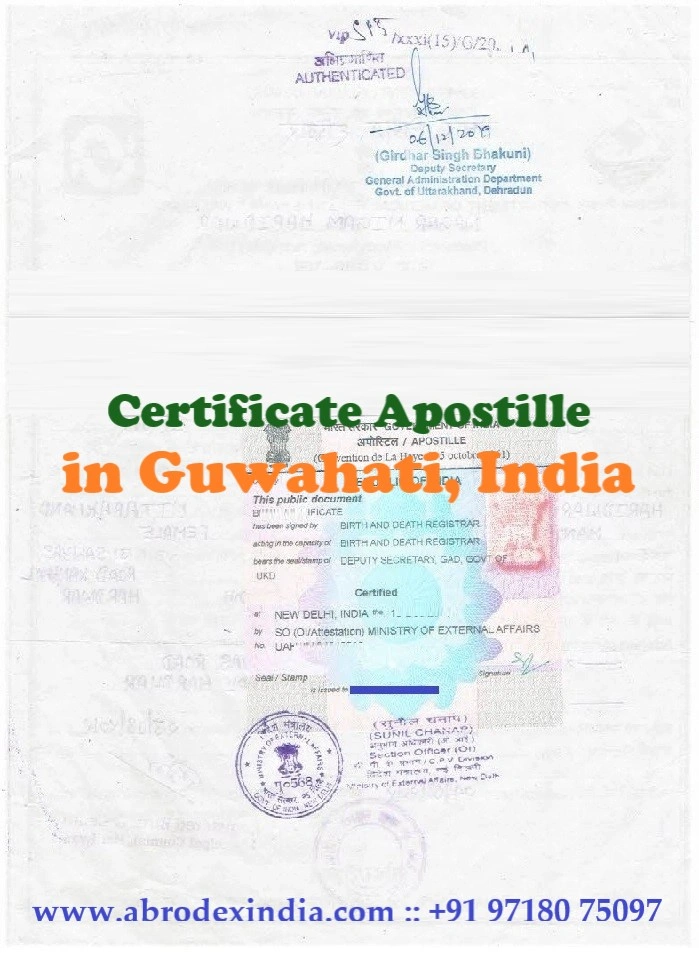 Apostille in Guwahati
