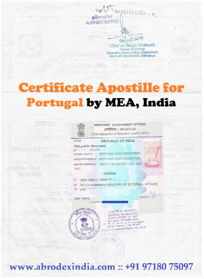 Apostille for Portugal