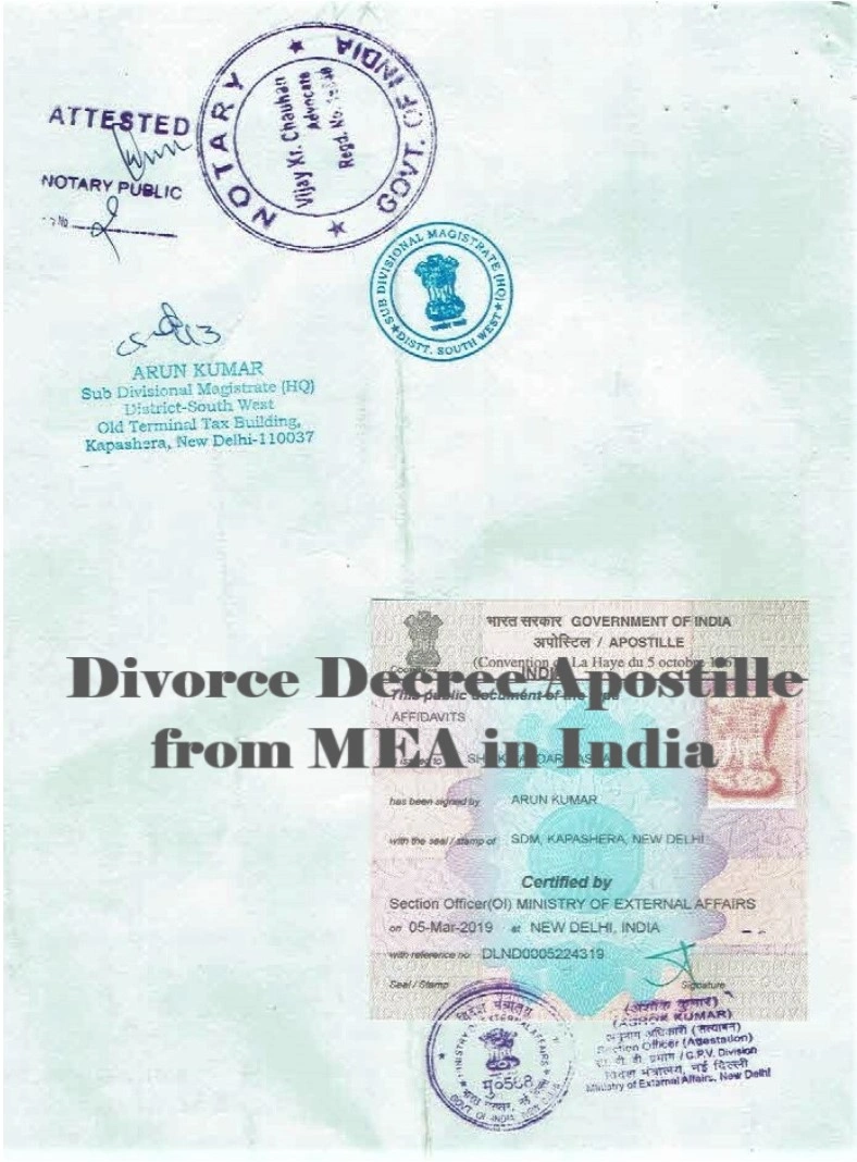 Divorce Decree Apostille