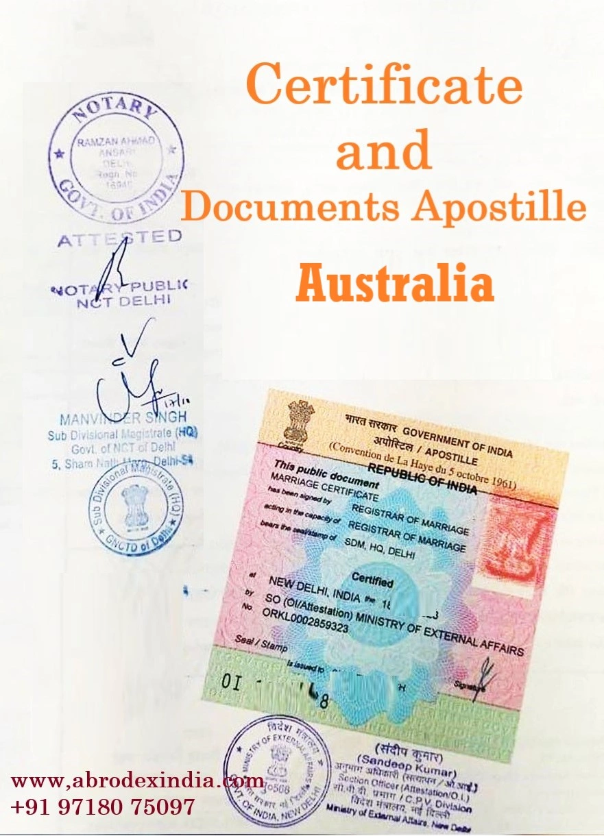 Apostille for Australia