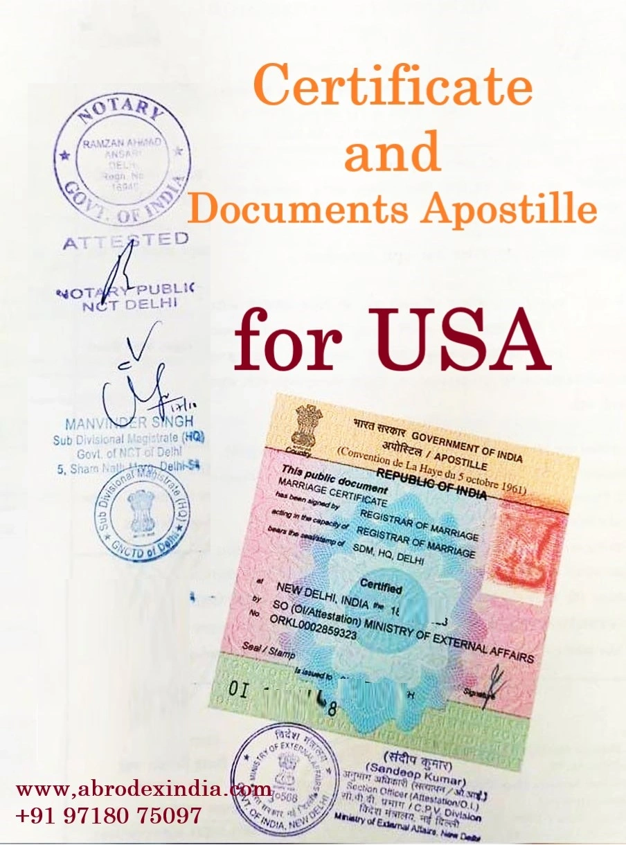 Apostille for USA